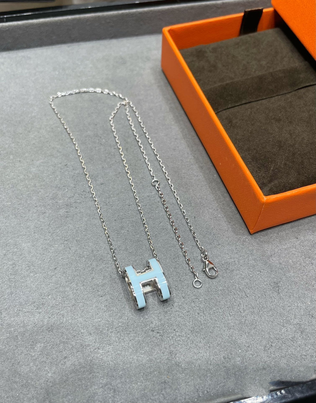 [Super CiCi ]POP H HALSKETTE HIMMELBLAU