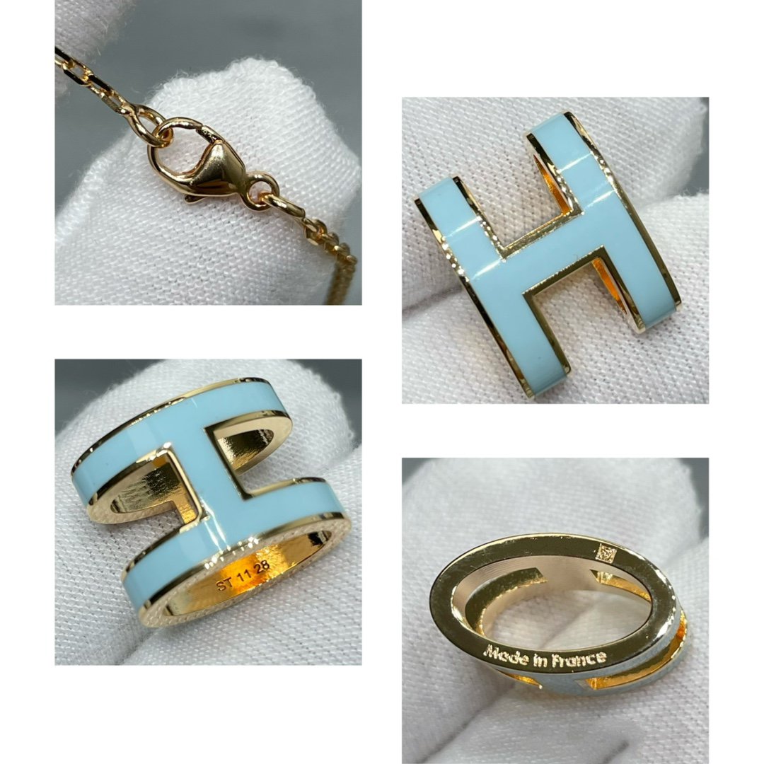 [Super CiCi ]POP H HALSKETTE HIMMELBLAU