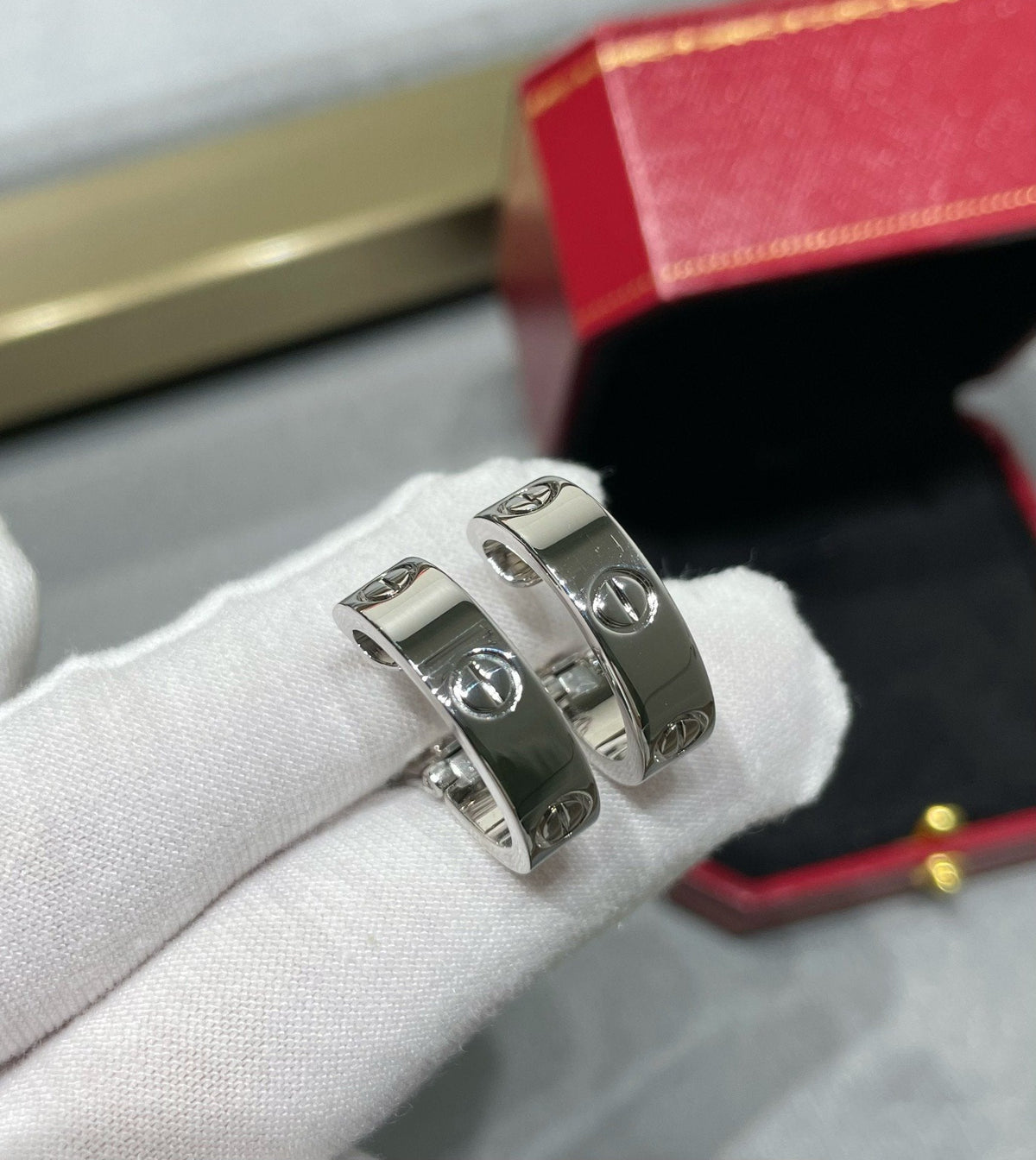 [Super CiCi ]LOVE 5,5 MM OHRRINGE