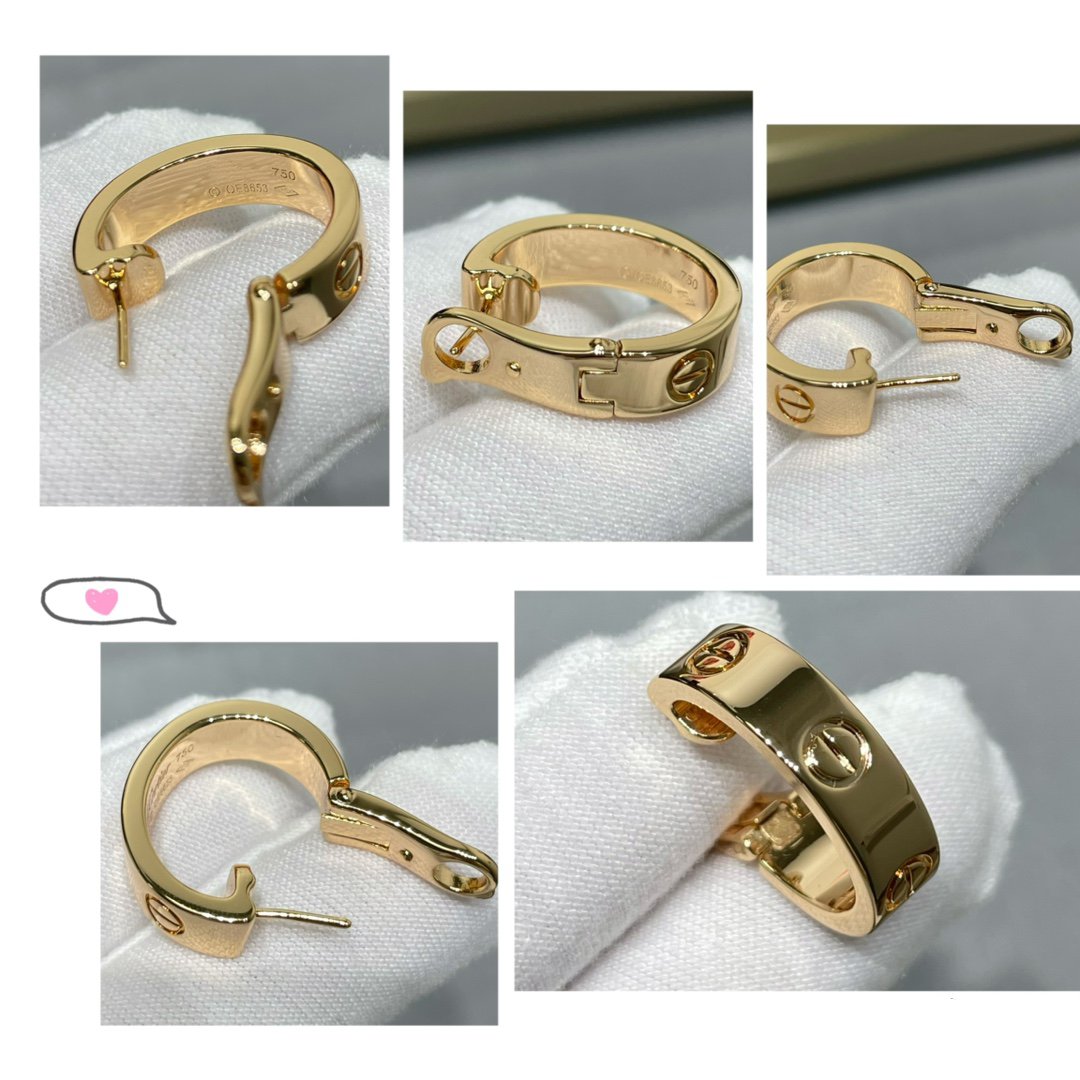 [Super CiCi ]LOVE 5,5 MM OHRRINGE