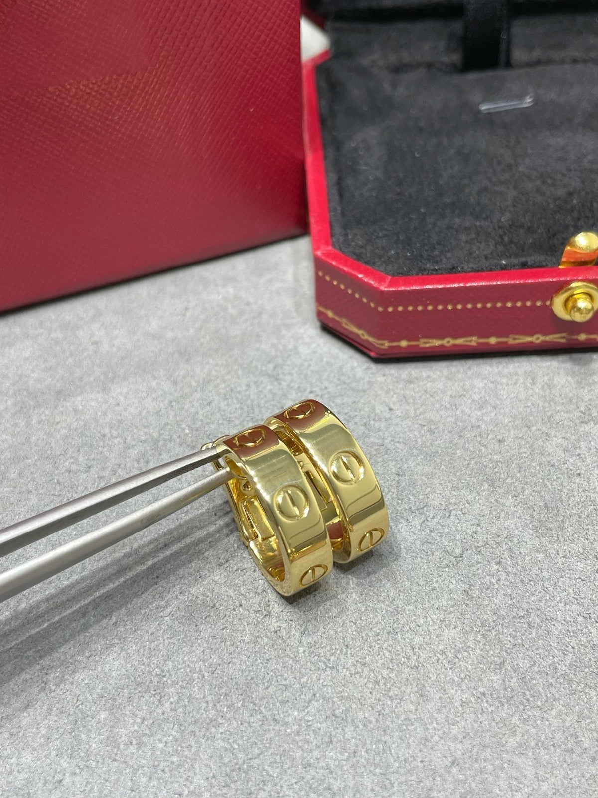 [Super CiCi ]LOVE 5,5 MM OHRRINGE