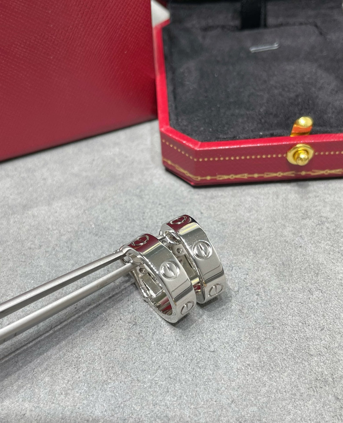[Super CiCi ]LOVE 5,5 MM OHRRINGE