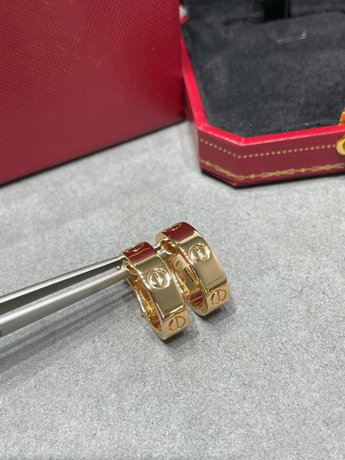 [Super CiCi ]LOVE 5,5 MM OHRRINGE