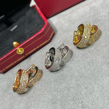 [Super CiCi ]5,5 MM DIAMANT-PAVÉ-OHRRINGE