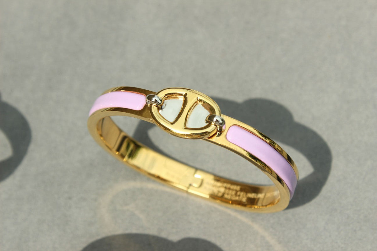 [Super CiCi ]CLIC CHAINE GOLD ARMBAND