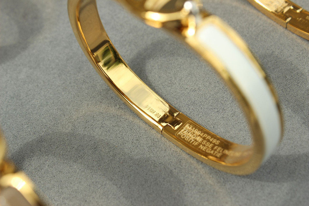 [Super CiCi ]CLIC CHAINE GOLD ARMBAND