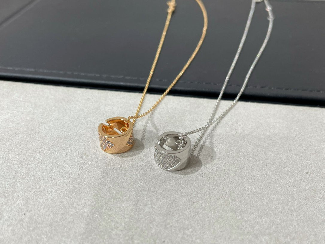 [Super CiCi ]LIENS EVIDENCE DIAMANT-PAVÉ-HALSKETTE