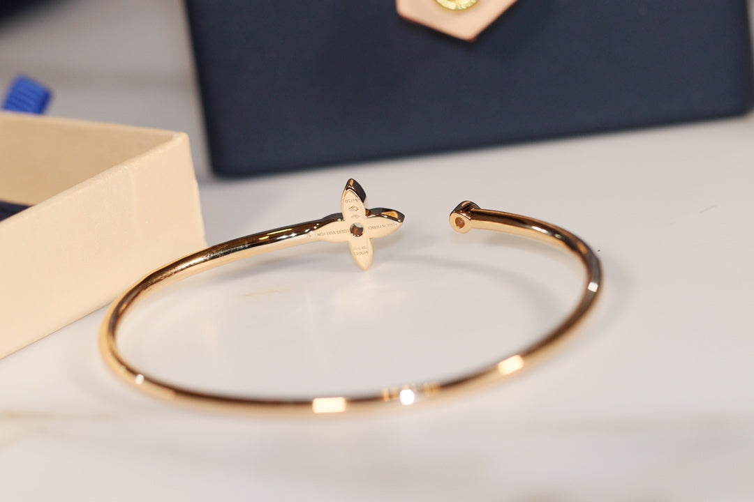 [Super CiCi ]IDYLLE GOLD-ARMBAND OFFEN MIT DIAMANT-PAVÉ