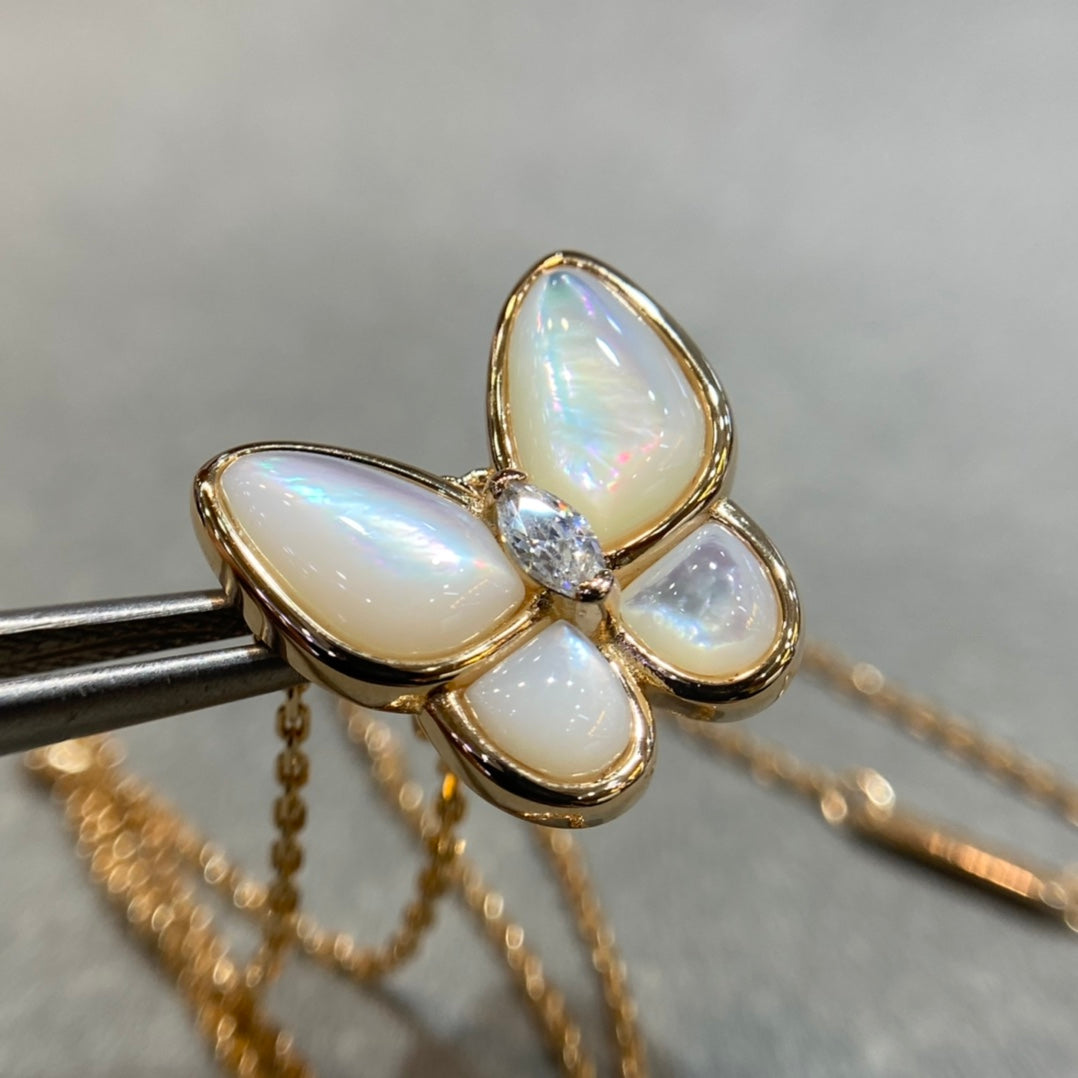[Super CiCi ]SCHMETTERLINGS-MOPS-DIAMANTKETTE