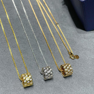 [Super CiCi ]BEE LOVE DIAMANT-PAVÉ-HALSKETTE MIT 3 REIHEN