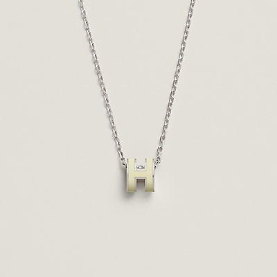[Super CiCi ]HM CLIC GELBE EMAILLE GOLDHALSKETTE