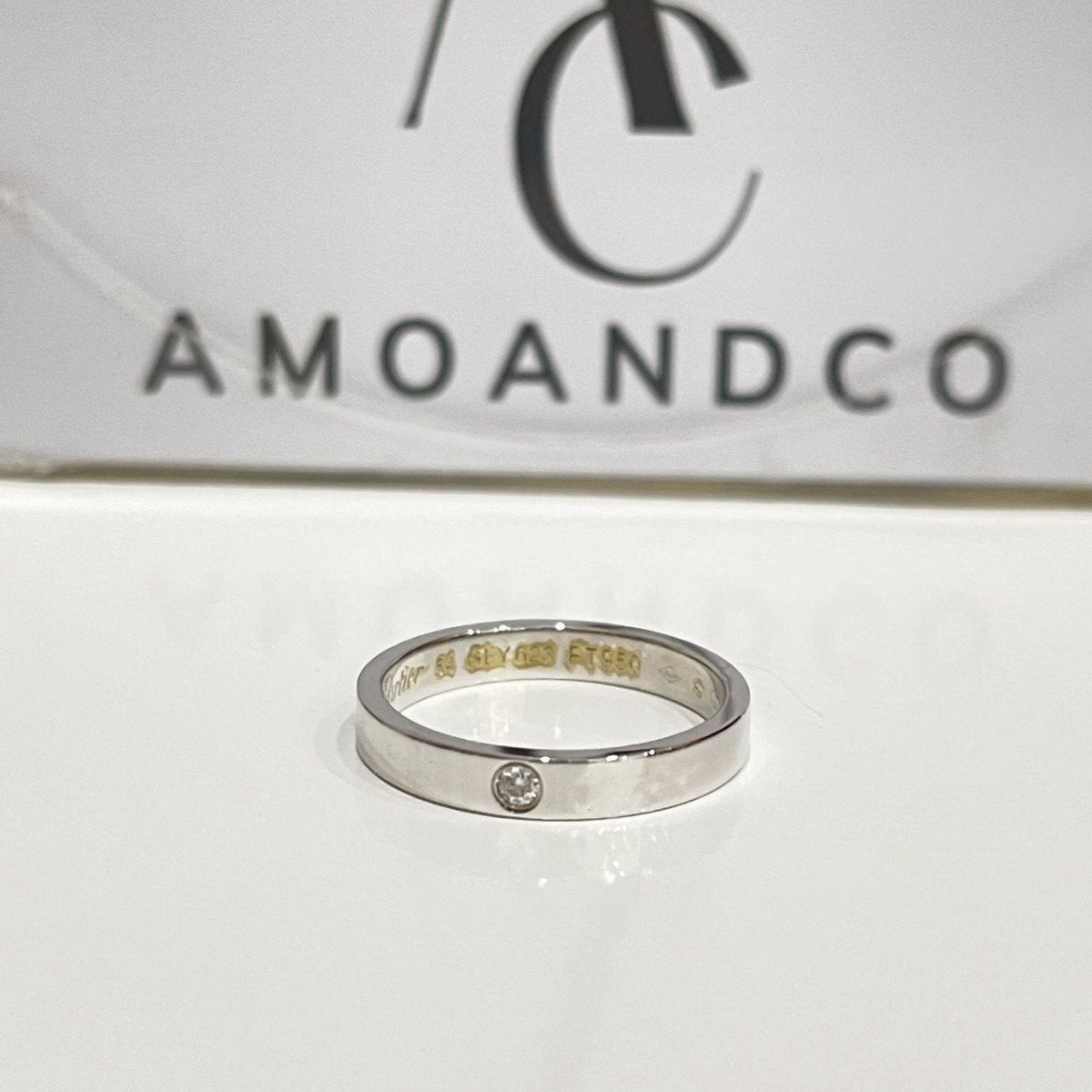 [Super CiCi ]LIEBESRING 4MM 1 DIAMANT