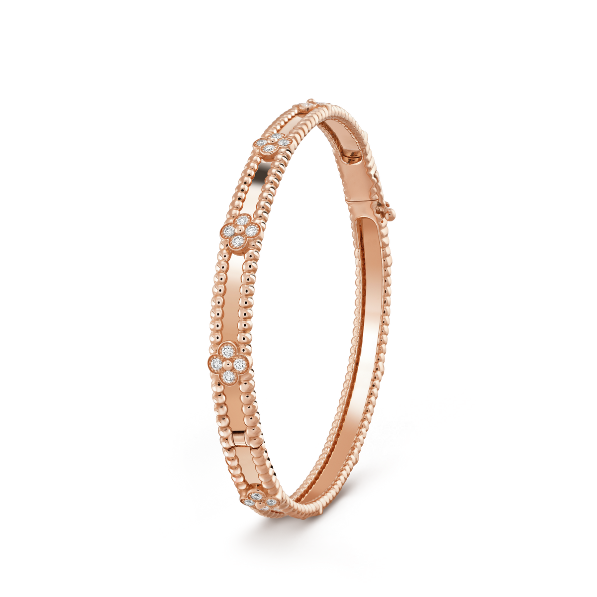 [Super CiCi ]KLEEBATT-ARMBAND 4MM DIAMANTEN