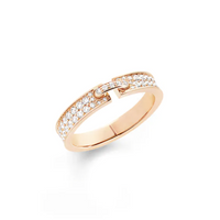 [Bieber Jewelry ]ALLIANCE LIENS VIDENCE PAVED DIAMOND 4MM RING
