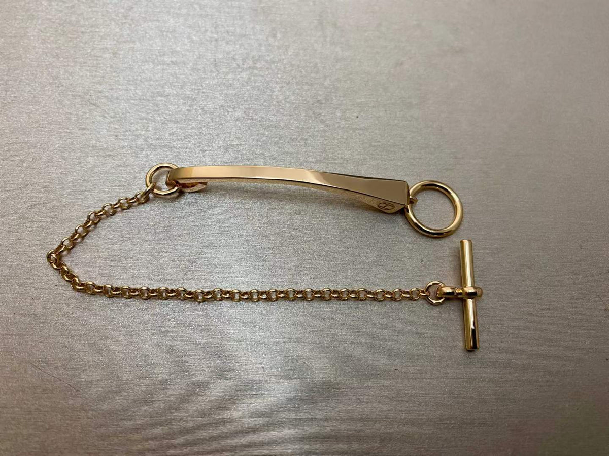 [Super CiCi]CLOU DE FORGE ARMBAND MIT QUADRATISCHEN NIETEN