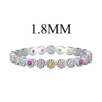 [Bieber Jewelry ]Unique Scintillating Round Cut Daily Ring