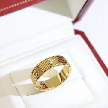 [Super CiCi]LOVE 6,5 MM UNLIMITED RING MIT 3 DIAMANTEN