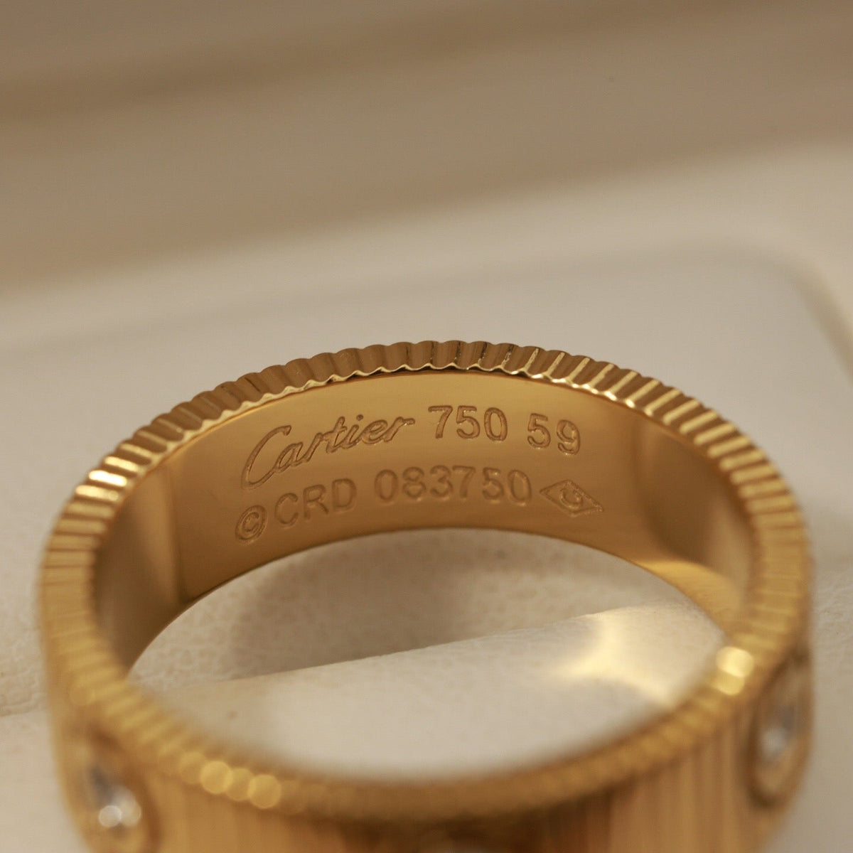 [Super CiCi]LOVE 6,5 MM UNLIMITED 6 DIAMANTEN-RING