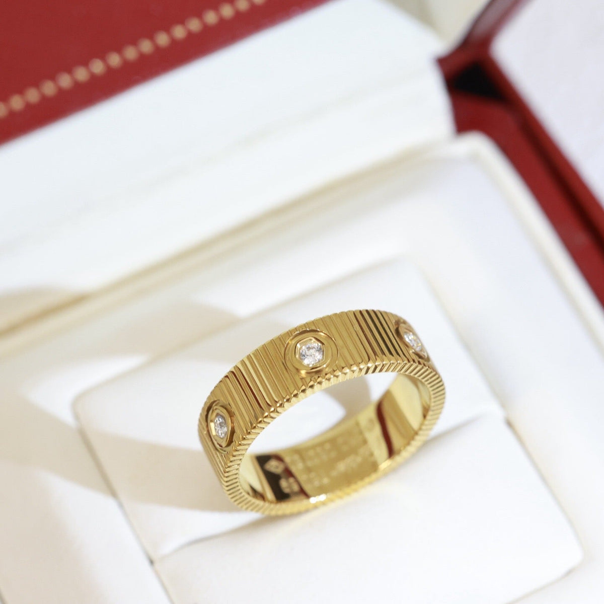 [Super CiCi]LOVE 6,5 MM UNLIMITED 6 DIAMANTEN-RING