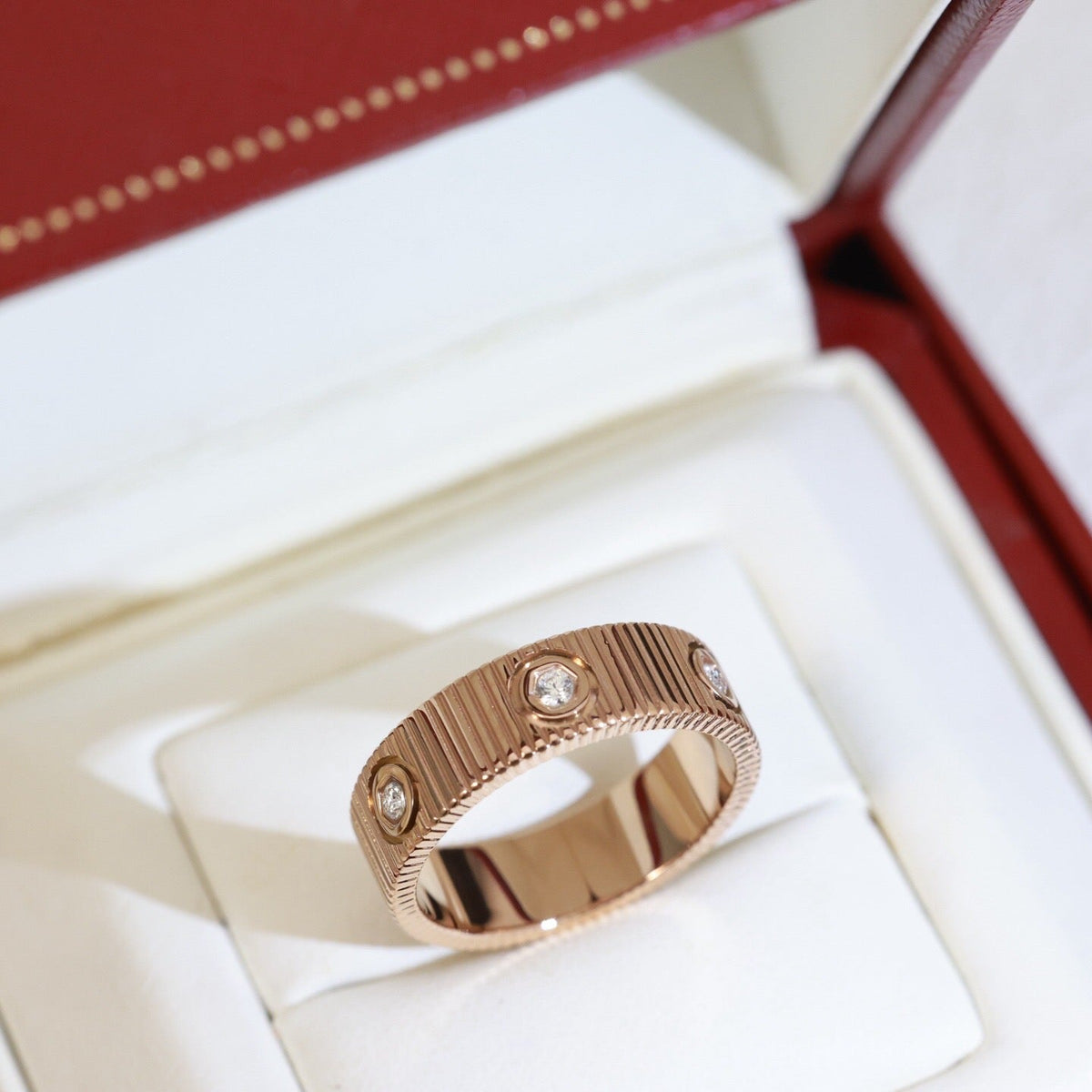 [Super CiCi]LOVE 6,5 MM UNLIMITED 6 DIAMANTEN-RING