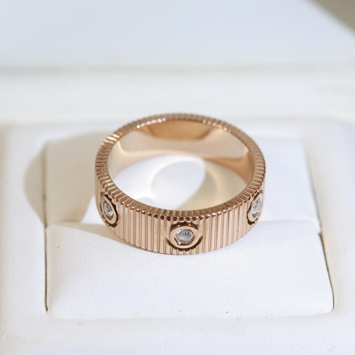 [Super CiCi]LOVE 6,5 MM UNLIMITED 6 DIAMANTEN-RING