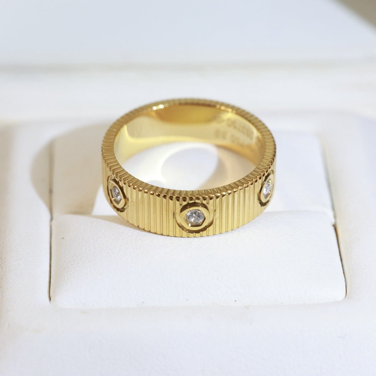 [Super CiCi]LOVE 6,5 MM UNLIMITED 6 DIAMANTEN-RING