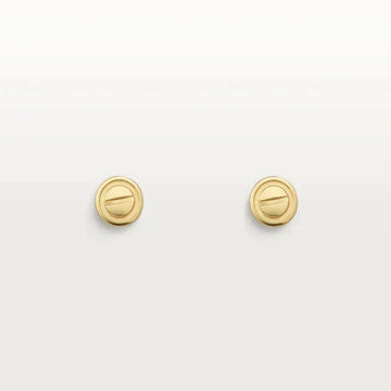 [Super CiCi ]LOVE EARRINGS GOLD 10MM