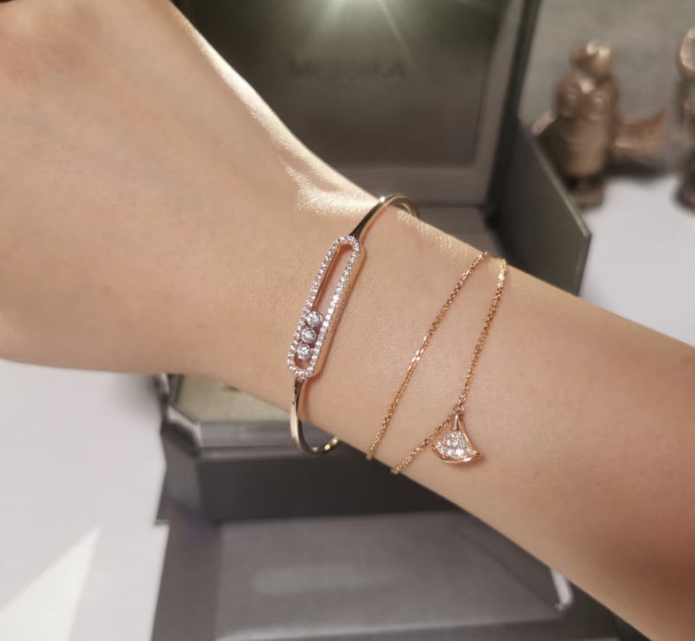 [Super CiCi]Pavé-Diamantarmreif M