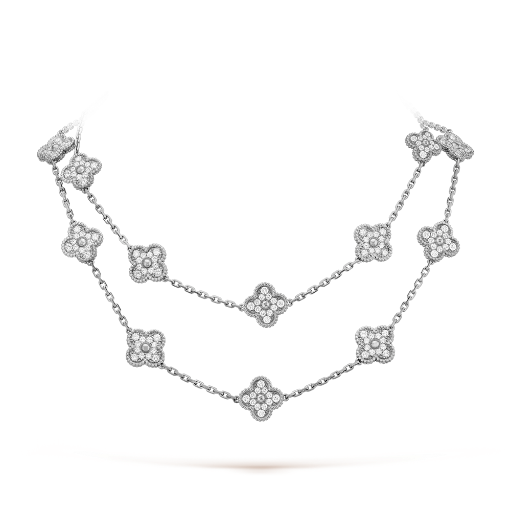 [Super CiCi ]CLOVER 20 MOTIVE DIAMANT SILBER