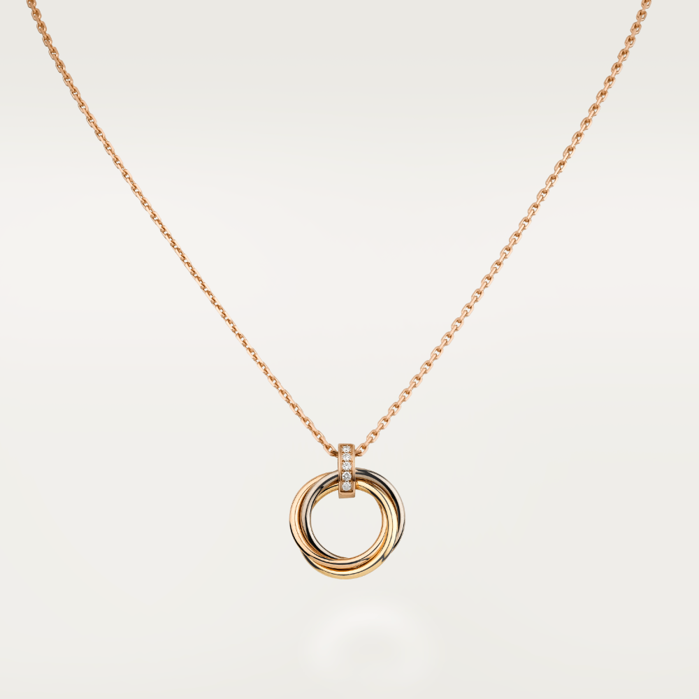 [Super CiCi ]TRINITY HALSKETTE GOLD DIAMANTEN