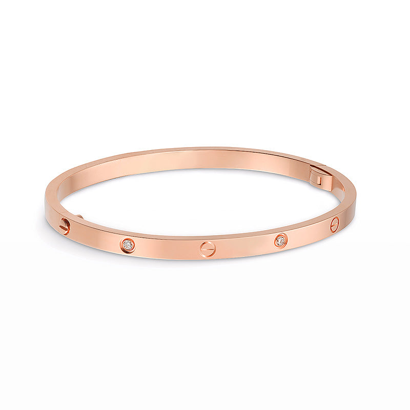 [Super CiCi ]LIEBESARMBAND 3,65MM 6 DIAMANTEN