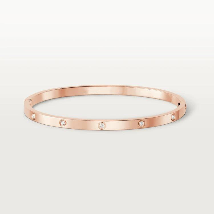 [Super CiCi ]LOVE ARMBAND 3,65 MM 10 DIAMANTEN