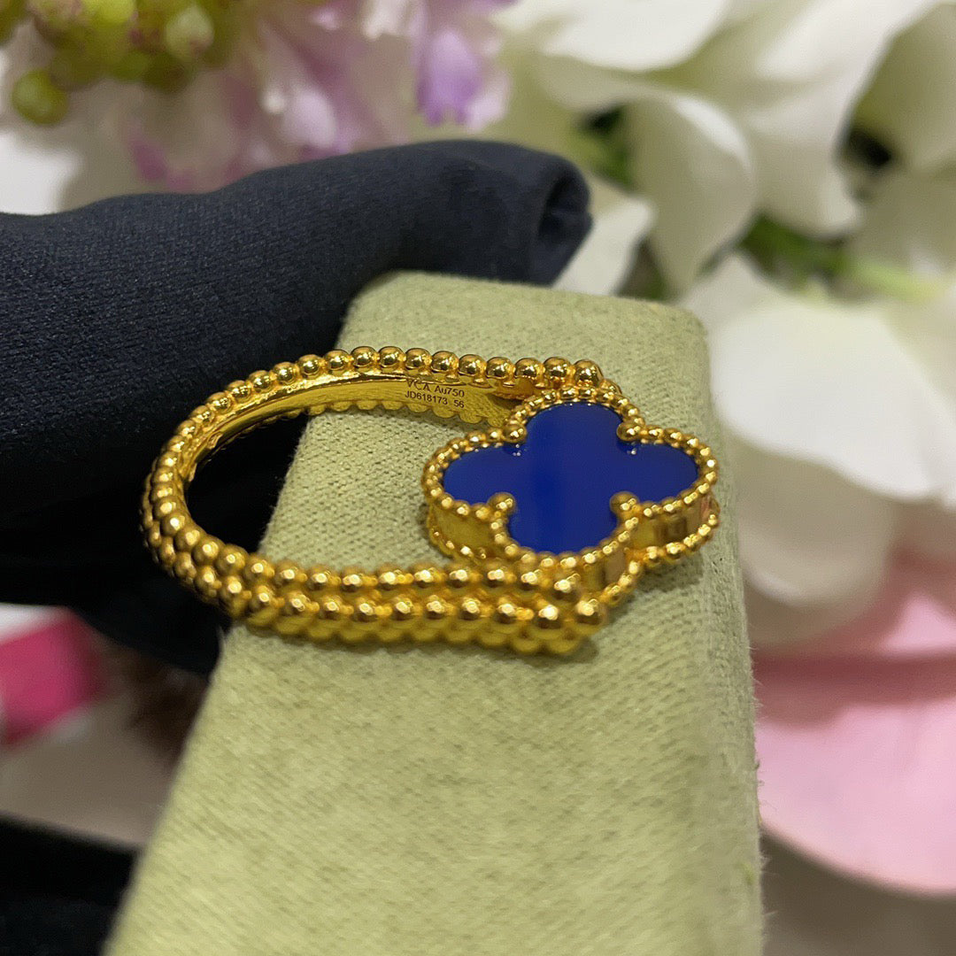 [Super CiCi ]CLOVER WENDE-RING BLAUER ACHAT