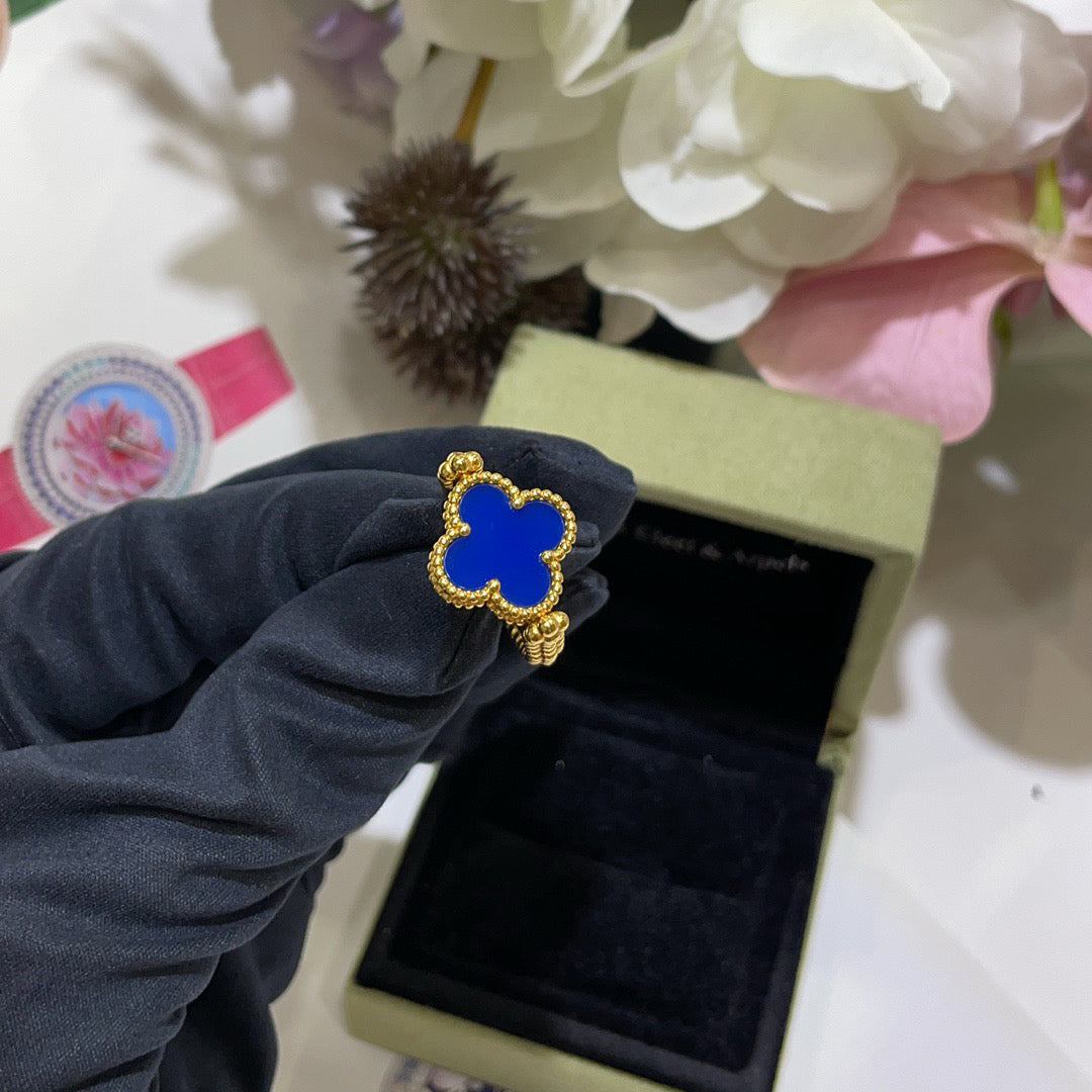 [Super CiCi ]CLOVER WENDE-RING BLAUER ACHAT