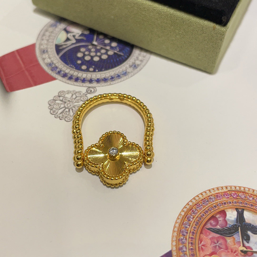 [Super CiCi ]CLOVER WENDE-RING BLAUER ACHAT