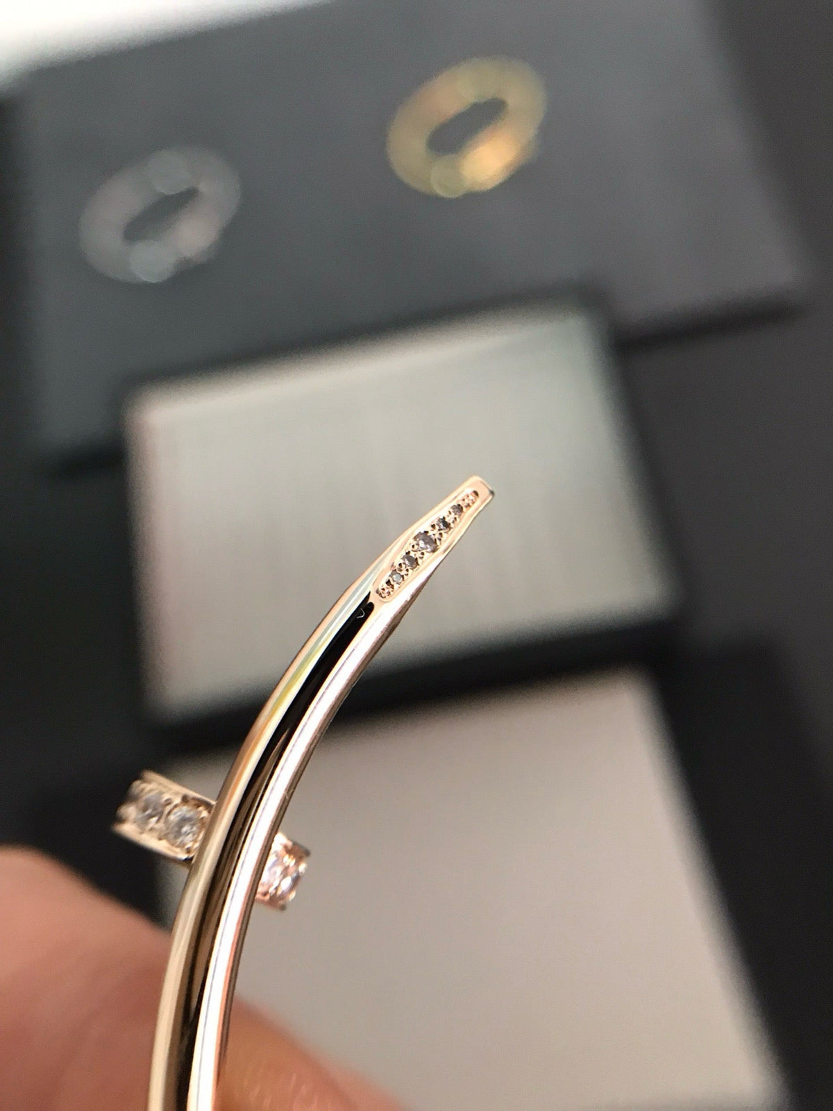 [Super CiCi ]JUSTE ARMBAND 3,5 MM DIAMANTEN