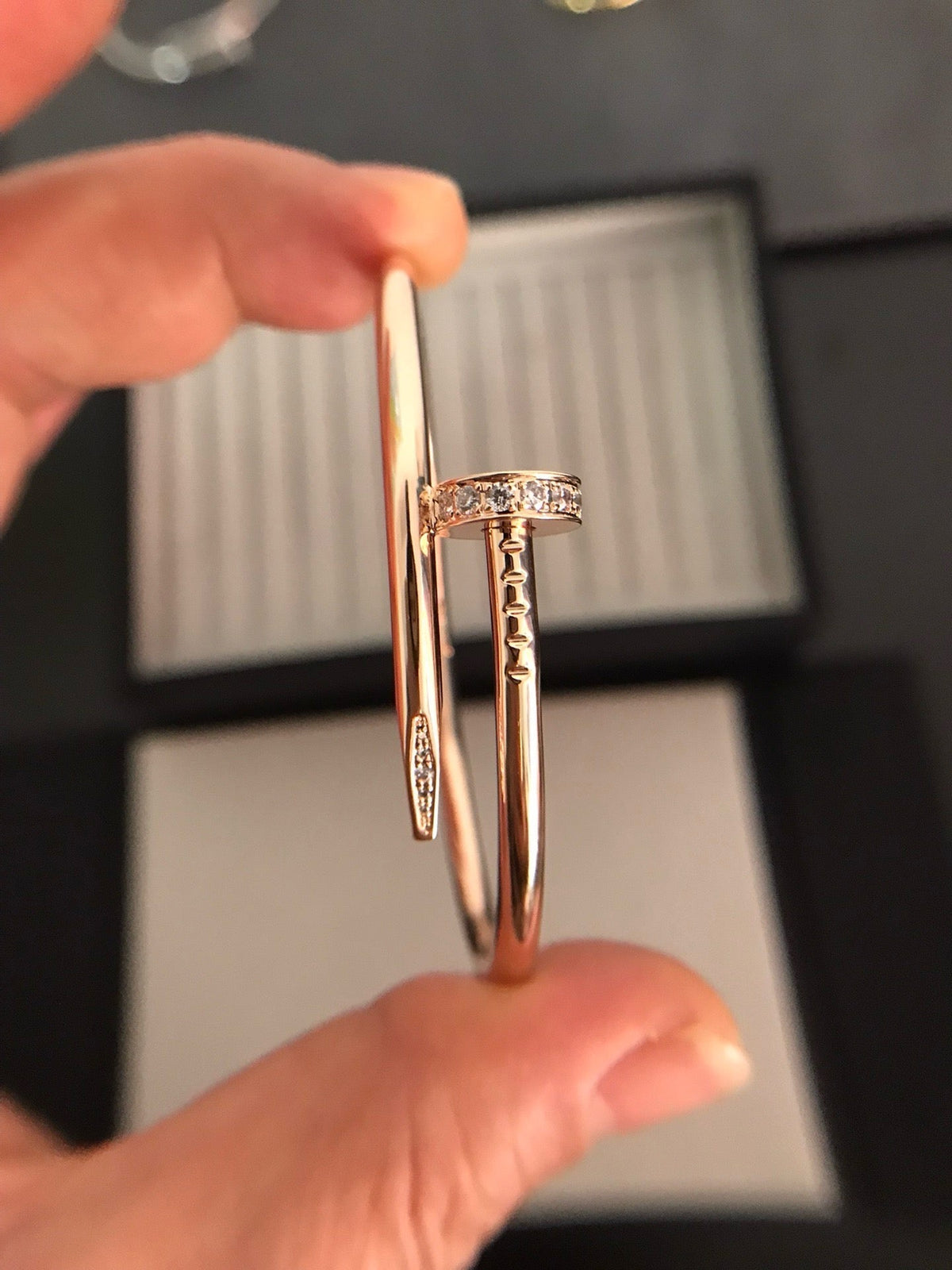 [Super CiCi ]JUSTE ARMBAND 3,5 MM DIAMANTEN