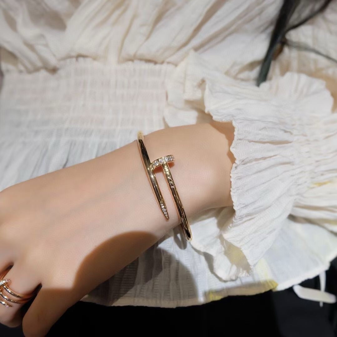 [Super CiCi ]JUSTE ARMBAND 3,5 MM DIAMANTEN
