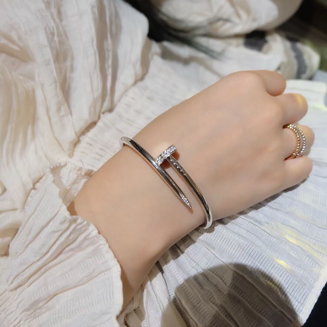 [Super CiCi ]JUSTE ARMBAND 3,5 MM DIAMANTEN