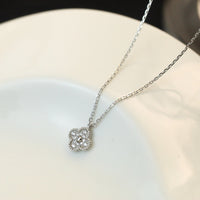 [Bieber Jewelry ]CLOVER MINI 9.5MM PENDANT DIAMOND NECKLACE