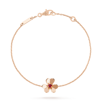 [CiCi Jewels]FRIVOLE GOLD FLOWER PINK MALACHITE BRACELET