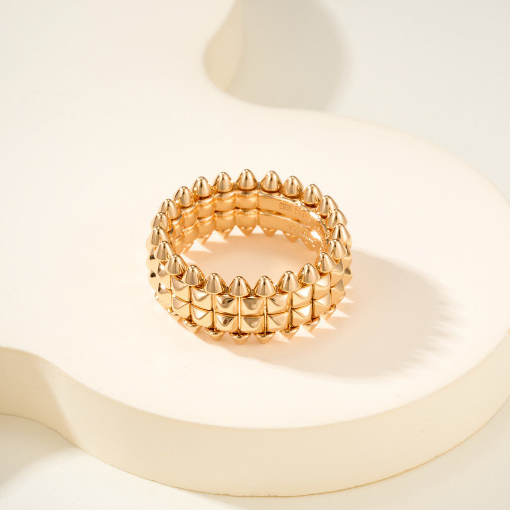 [Super CiCi] CLASH 9.2MM DOUBLE ROW RING