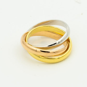 [Super CiCi ]TRINITY-RING GOLD ROSÉGOLD SILBER