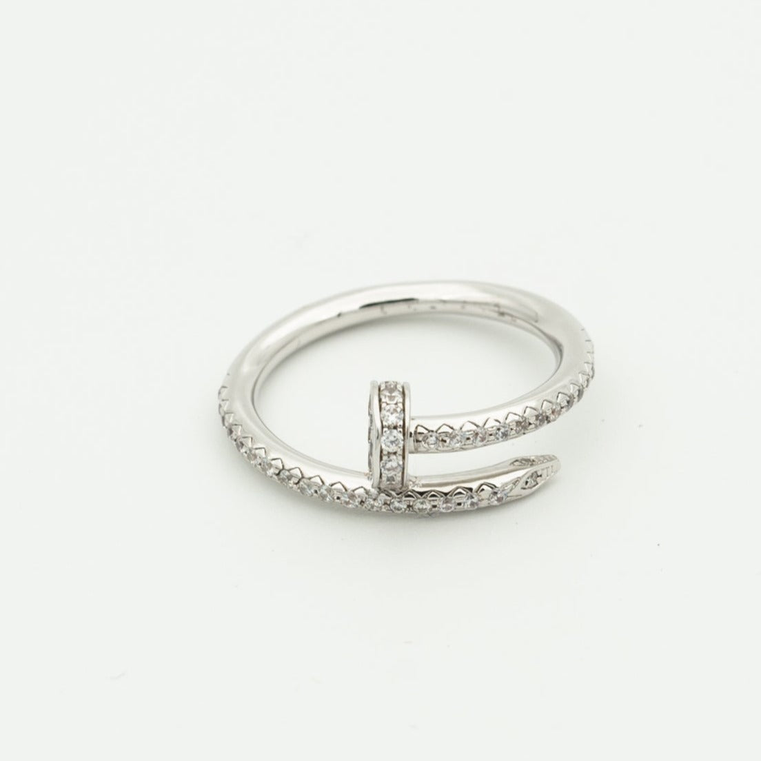 [Super CiCi ]JUSTE RING 1,8 MM SILBER DIAMANTEN