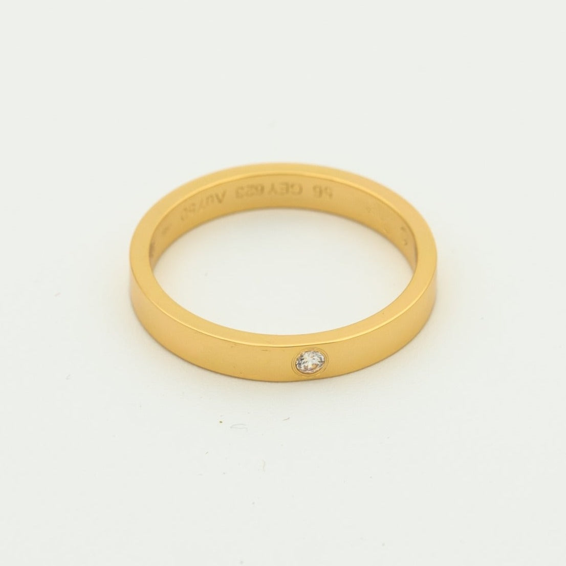 [Super CiCi ]LIEBESRING 4MM 1 DIAMANT