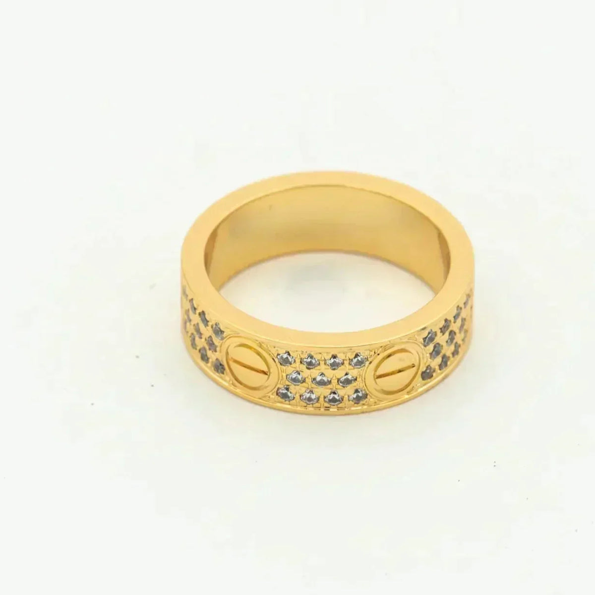 [Super CiCi ]LOVE RING 5,5 MM MIT DIAMANT-PAVÉ