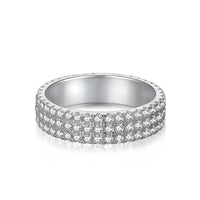 [Bieber Jewelry ]Dainty Round Cut Tennis Ring