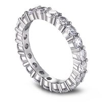 [Bieber Jewelry ]Sparkling Round Cut Tennis Ring