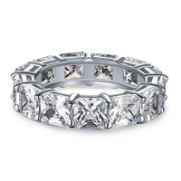 [Bieber Jewelry ]Elegant Princess Cut Tennis Ring