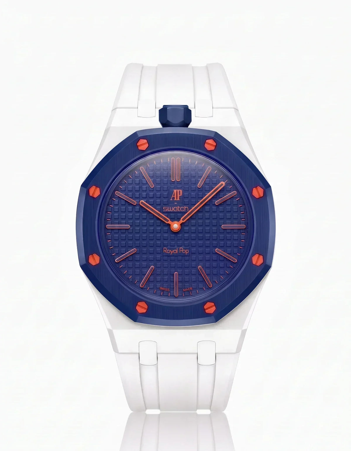 Silicone Strap & Case  Royal Pop Orenji Hachi(Customize  Colors)
